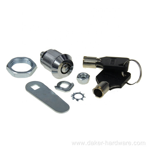 High security cylinder mailbox tubular cam lock